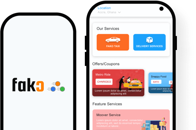 Fako - simple, secure, fast food and delivery services